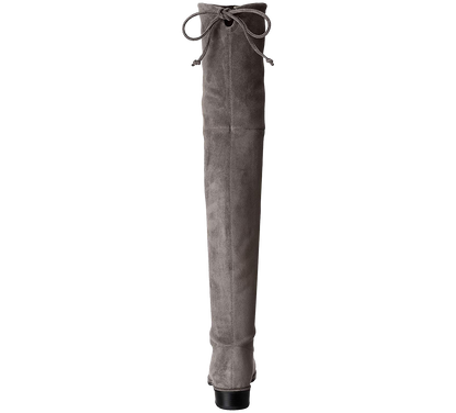 Paisley Slim Fit Over The Knee Flat Heel Boots - Kaitlyn Pan Shoes