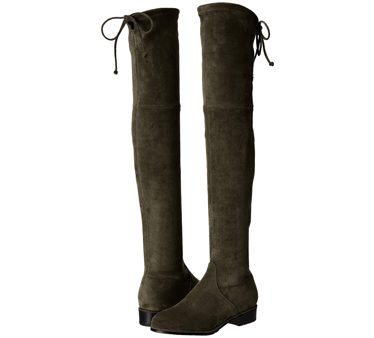 Paisley Slim Fit Over The Knee Flat Heel Boots - Kaitlyn Pan Shoes