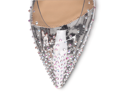 Gypsophila PVC Crystal Flats - Kaitlyn Pan Shoes