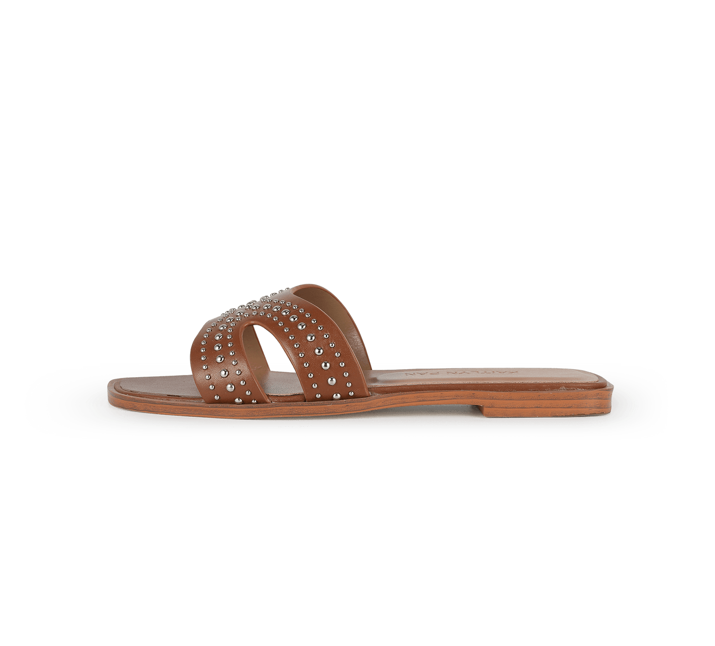 Ceres Cut Out Genuine Leather Slippers - Kaitlyn Pan Shoes