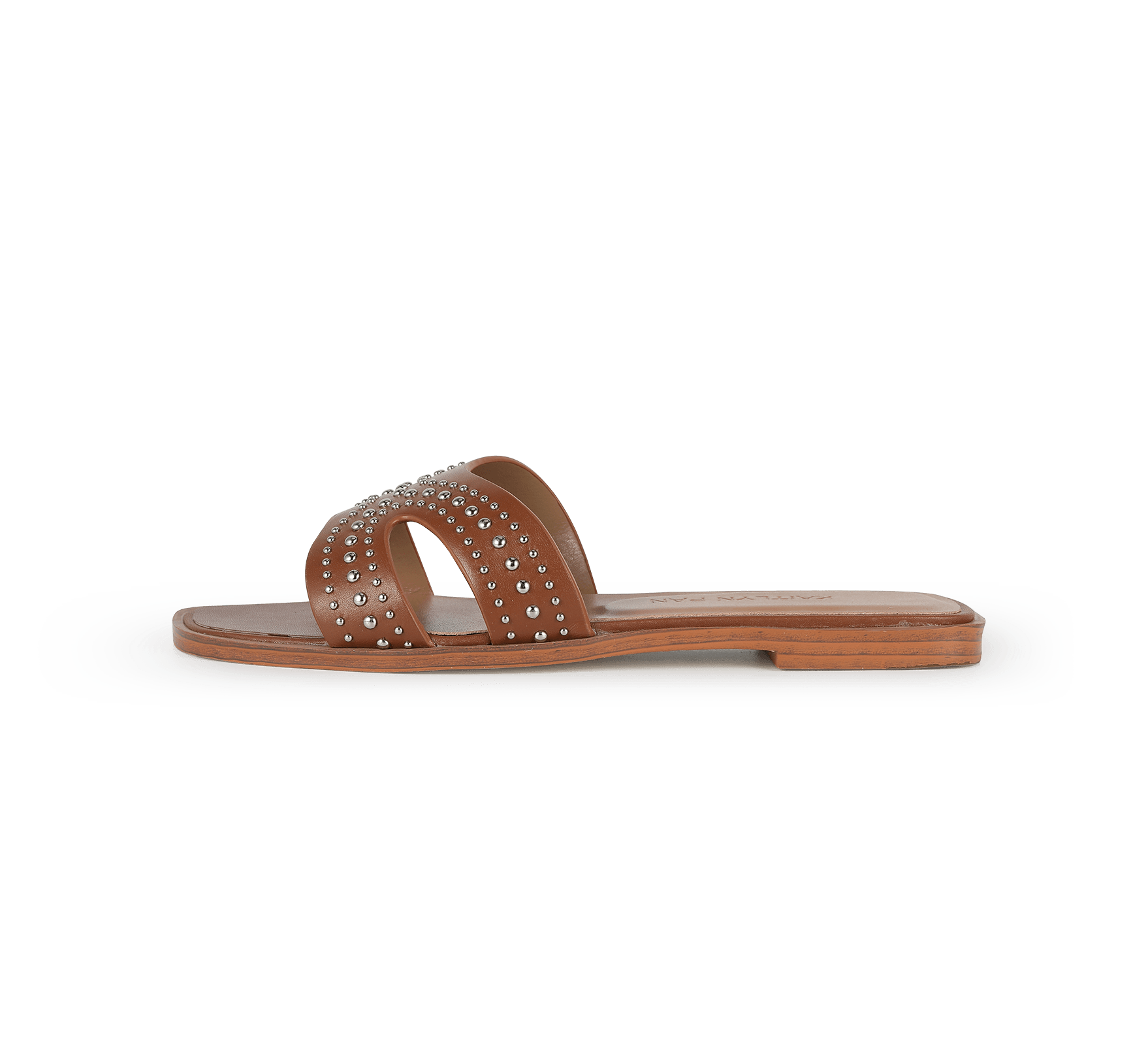 Ceres Cut Out Genuine Leather Slippers - Kaitlyn Pan Shoes