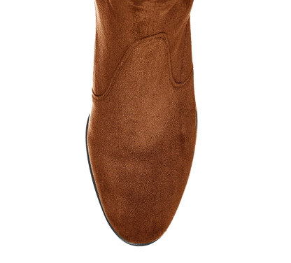 Paige Slim Fit Over The Knee Block Heel Boots - Kaitlyn Pan Shoes