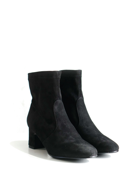 Becky Block Heel Ankle Boots - Kaitlyn Pan Shoes