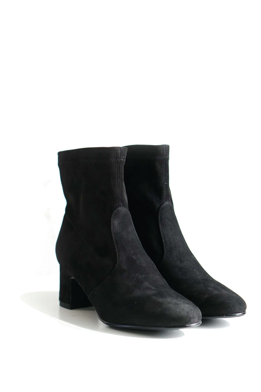 Becky Block Heel Ankle Boots - Kaitlyn Pan Shoes