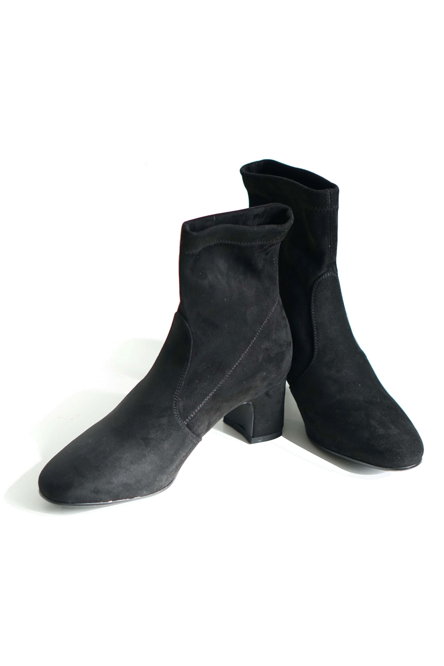 Becky Block Heel Ankle Boots - Kaitlyn Pan Shoes