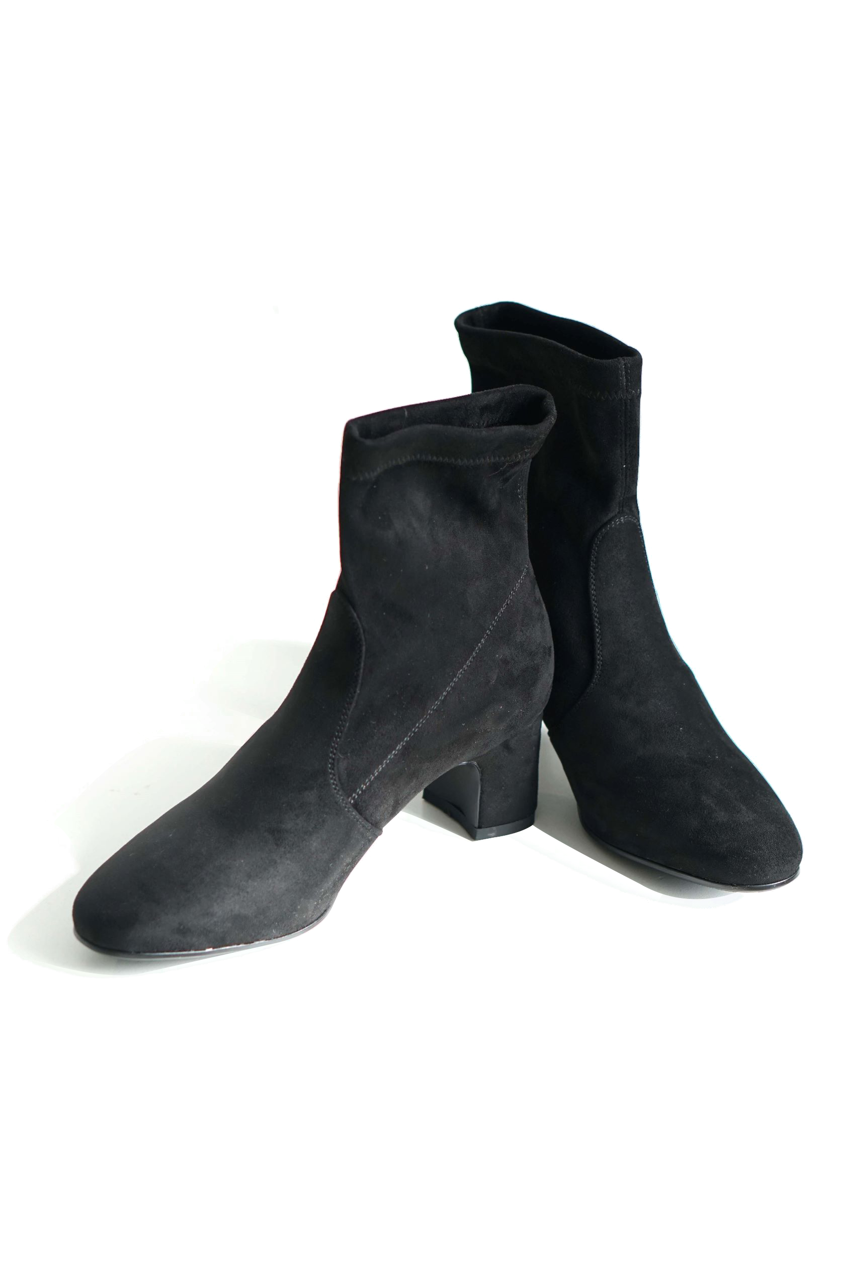 Becky Block Heel Ankle Boots - Kaitlyn Pan Shoes