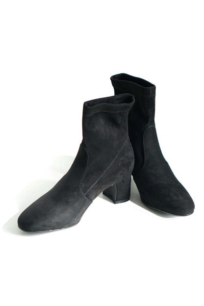 Becky Block Heel Ankle Boots - Kaitlyn Pan Shoes