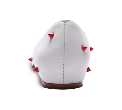 Skittle Studded Leather Flats - Kaitlyn Pan Shoes