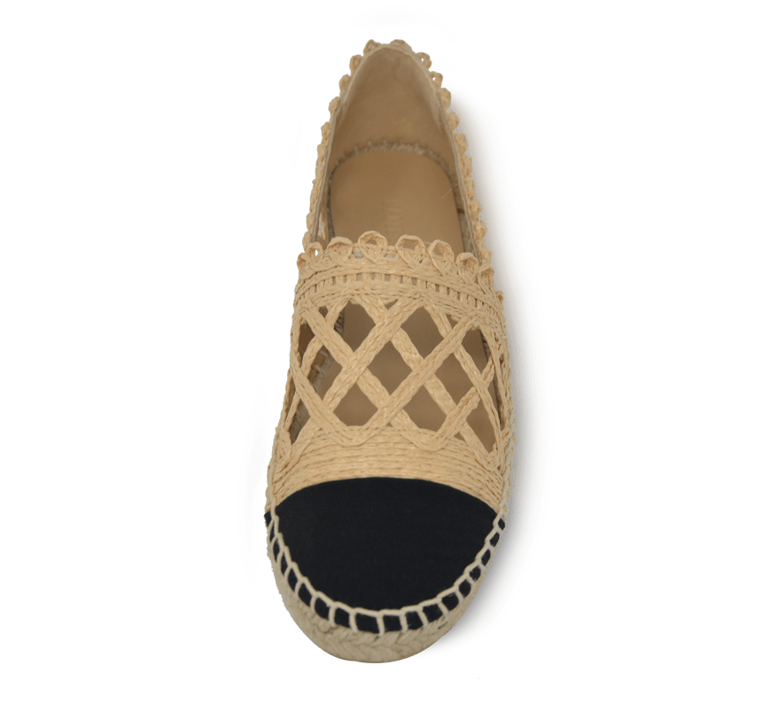 Espadrille Slip-On Flats - Kaitlyn Pan Shoes
