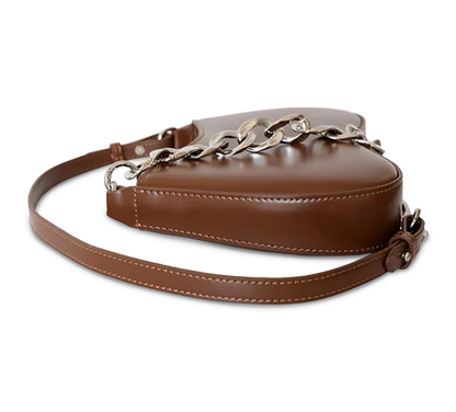 Letitia Cross body Chain Saddle - Kaitlyn Pan Shoes