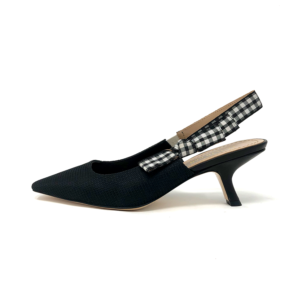 Helena Kitten Heel Slingbacks - Final Sale - Kaitlyn Pan Shoes