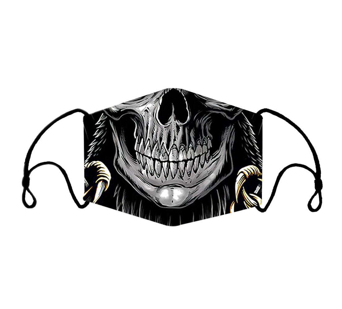 Skull Washable Mask - Kaitlyn Pan Shoes