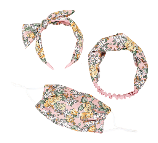 Washable Masks and Hair Band Set - Kaitlyn Pan Shoes