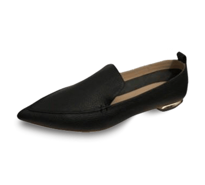 Octavia Beveled Heel Loafer - Kaitlyn Pan Shoes