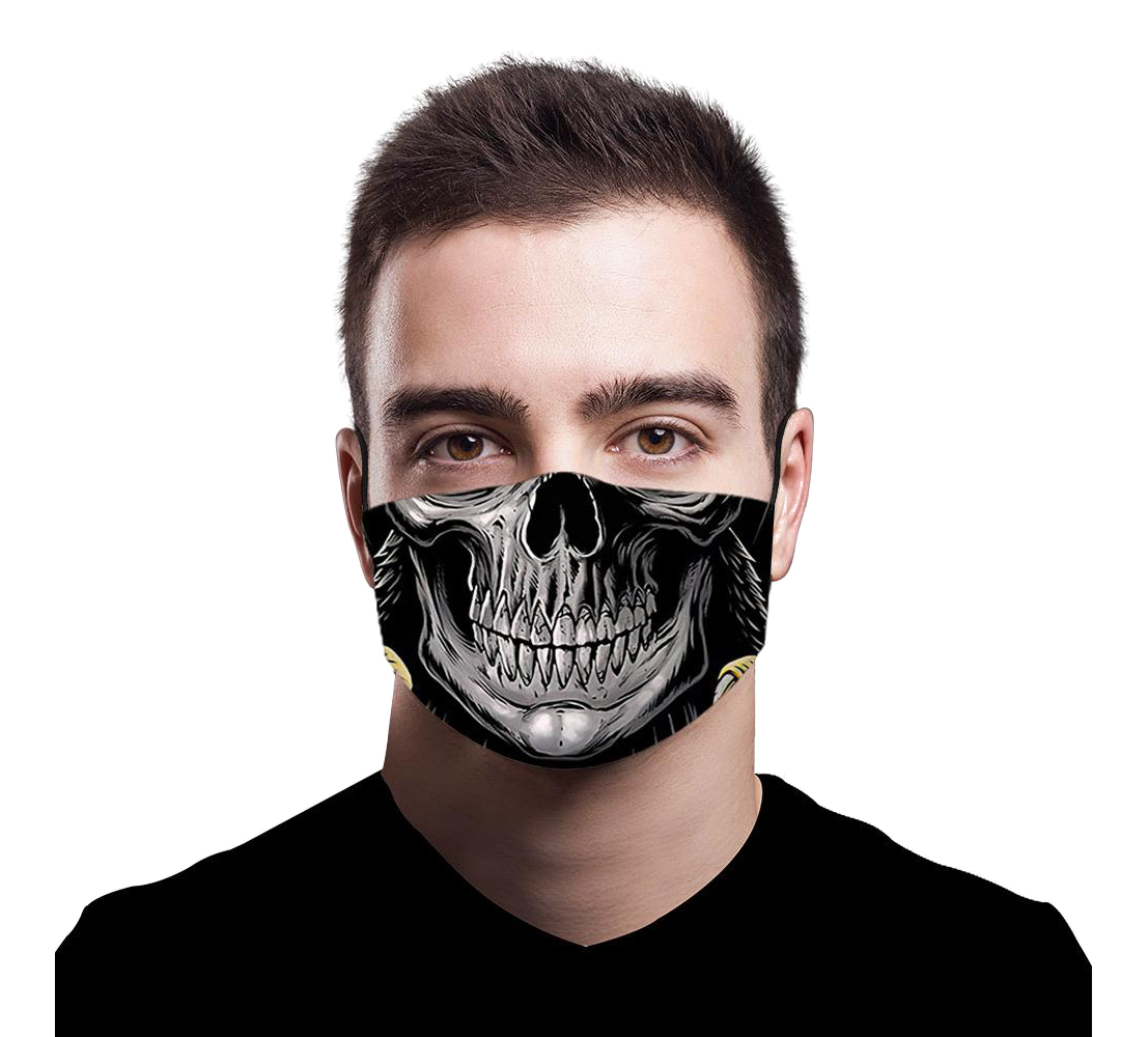 Skull Washable Mask - Kaitlyn Pan Shoes