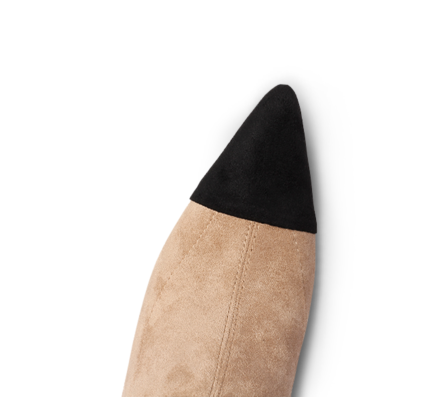 Two Tone Ankle Boots - Kaitlyn Pan Shoes