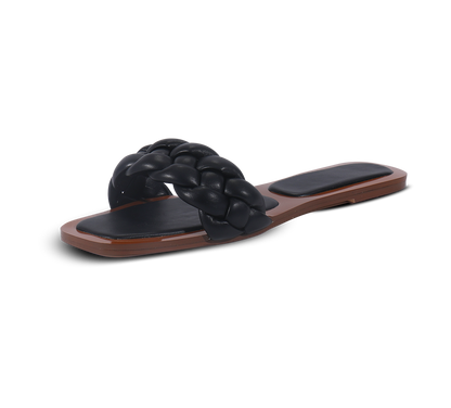 Braided Macaron Flats - Kaitlyn Pan Shoes