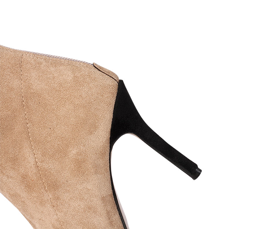 Two Tone Ankle Boots - Kaitlyn Pan Shoes