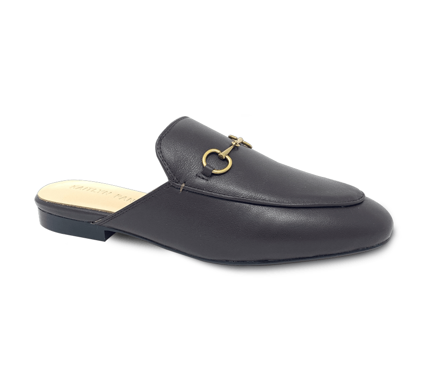 Aaliyah Buckled Mules - Kaitlyn Pan Shoes