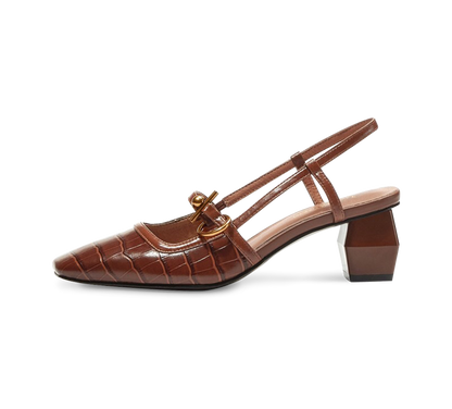 Louise Vintage Slingbacks - Kaitlyn Pan Shoes