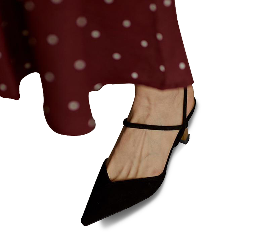 Gabby Plated French Heel Sandals - Kaitlyn Pan Shoes