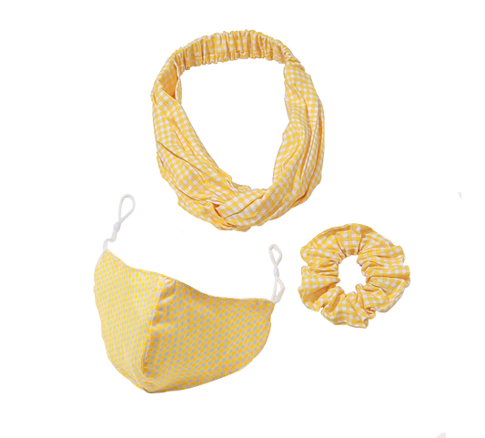 Hairband, Scrunchie and Mask Set - Kaitlyn Pan Shoes