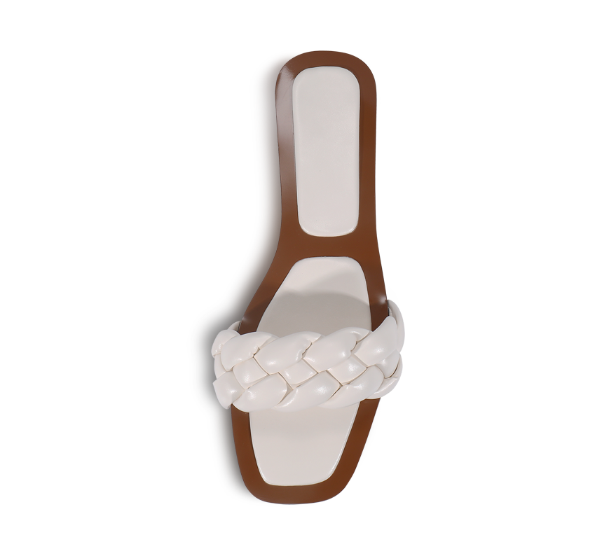 Braided Macaron Flats - Kaitlyn Pan Shoes