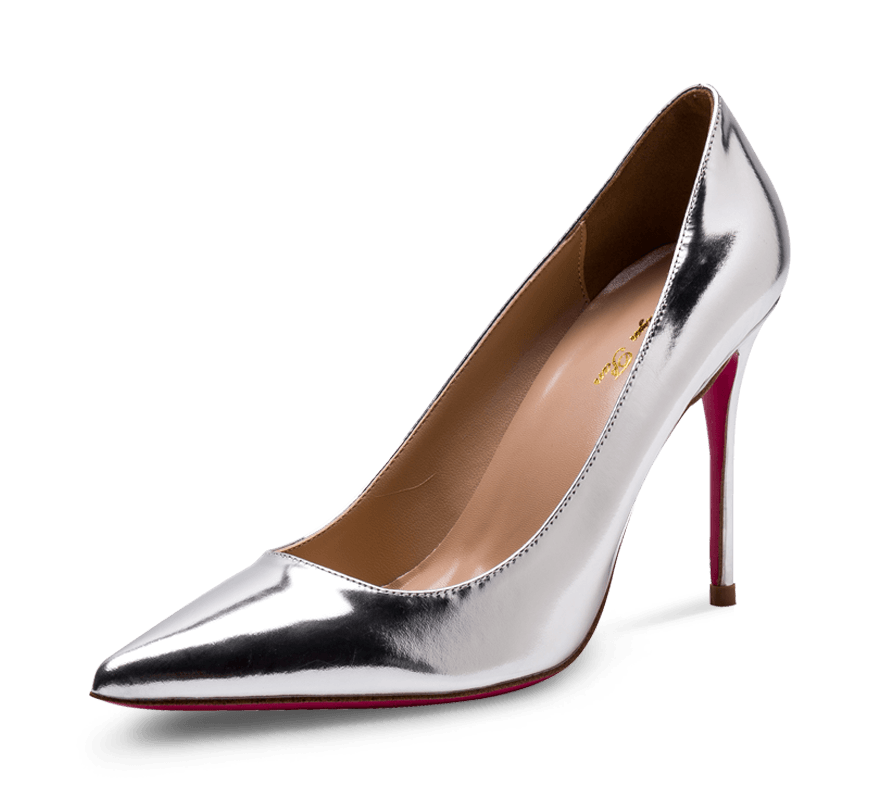Pointed Toe Pink Sole High Heel Pumps - Kaitlyn Pan Shoes