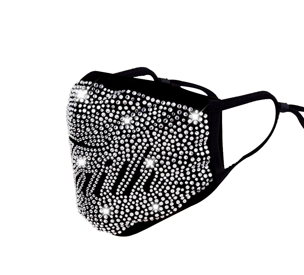 Washable Masks with Rhinestones - Kaitlyn Pan Shoes