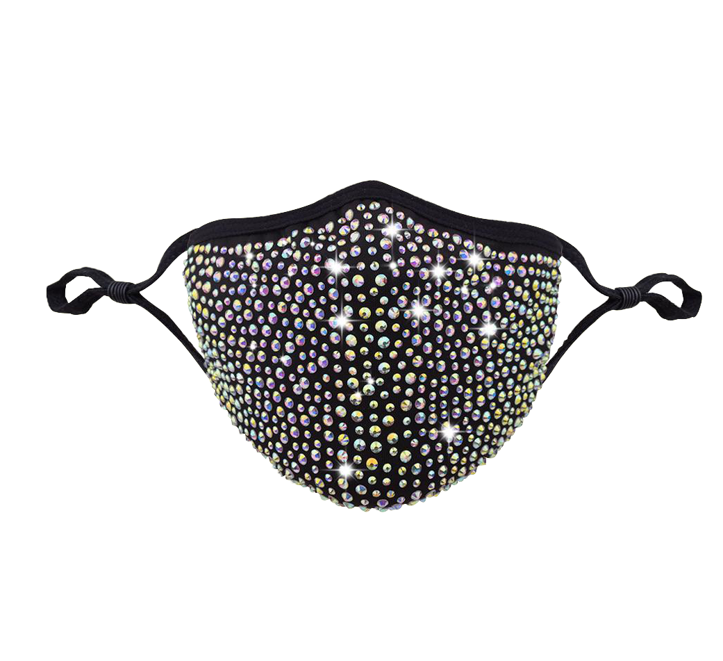 Washable Masks with Rhinestones - Kaitlyn Pan Shoes