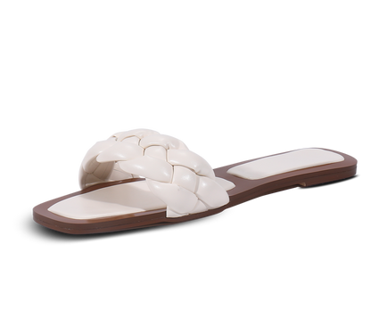 Braided Macaron Flats - Kaitlyn Pan Shoes