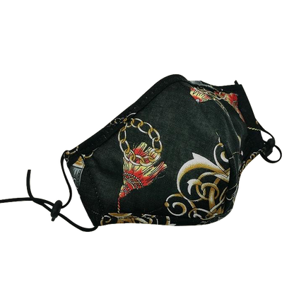 Washable Masks with Chain Print - Kaitlyn Pan Shoes