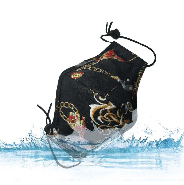 Washable Masks with Chain Print - Kaitlyn Pan Shoes