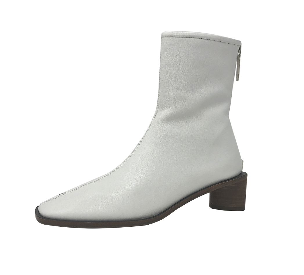 White Boots - Final Sale - Kaitlyn Pan Shoes